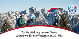Stellenanzeige Alpbacher Bergbahnen Winter 2017/18