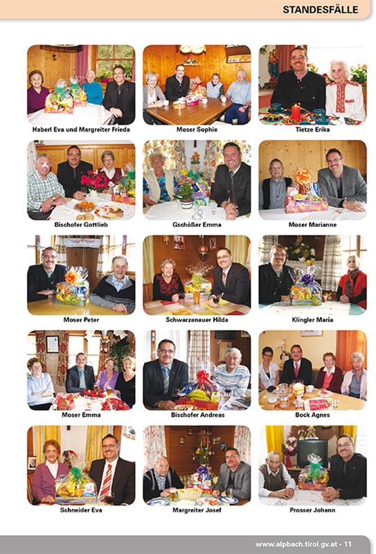 Die Gemeinde gratuliert den Jubilaren 2013-01