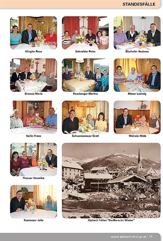 Die Gemeinde gratuliert den Jubilaren 2015-03